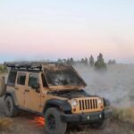 Jeep Wrangler Burning