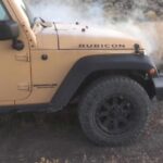 Jeep Wrangler Burning